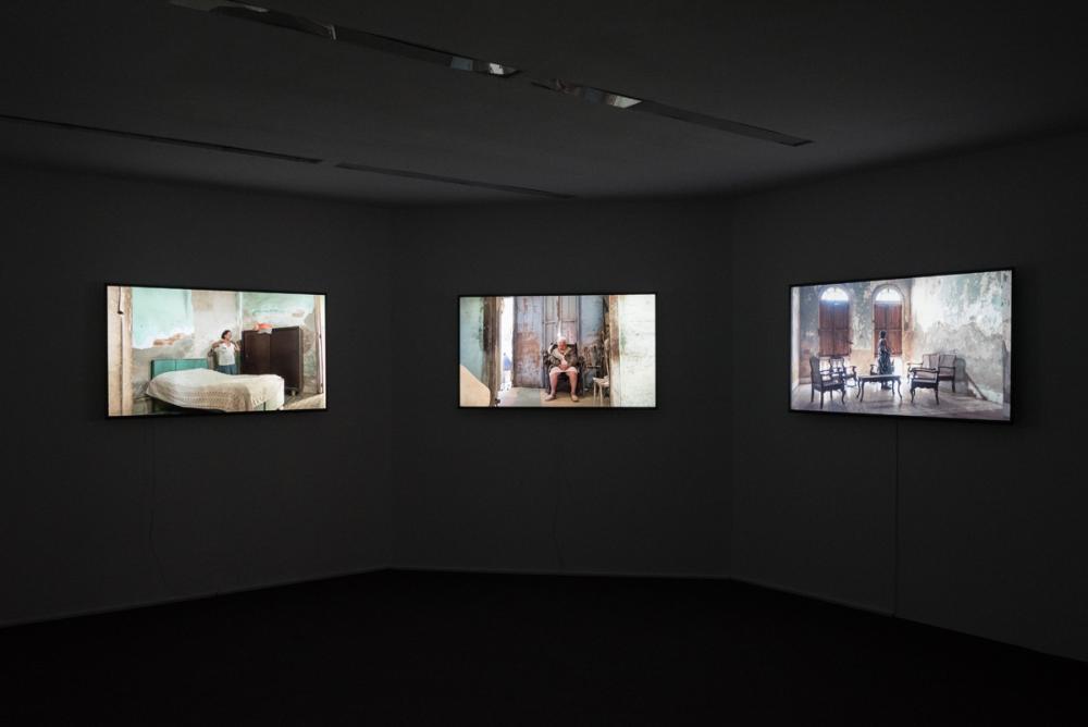 Installation view: Rumors of Glory, Adrian Melis, Glories of a Forgotten Future (2016), basis 2017, photo: Frithjof Kjer