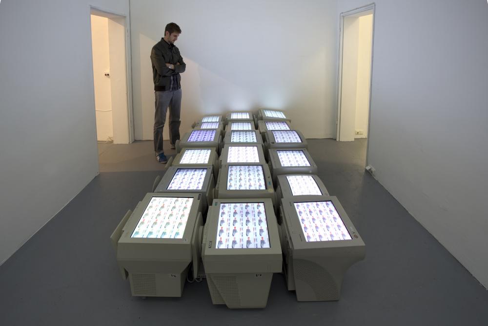 Installation view, Feeding the World, 2010, photo: Cem Yücetas