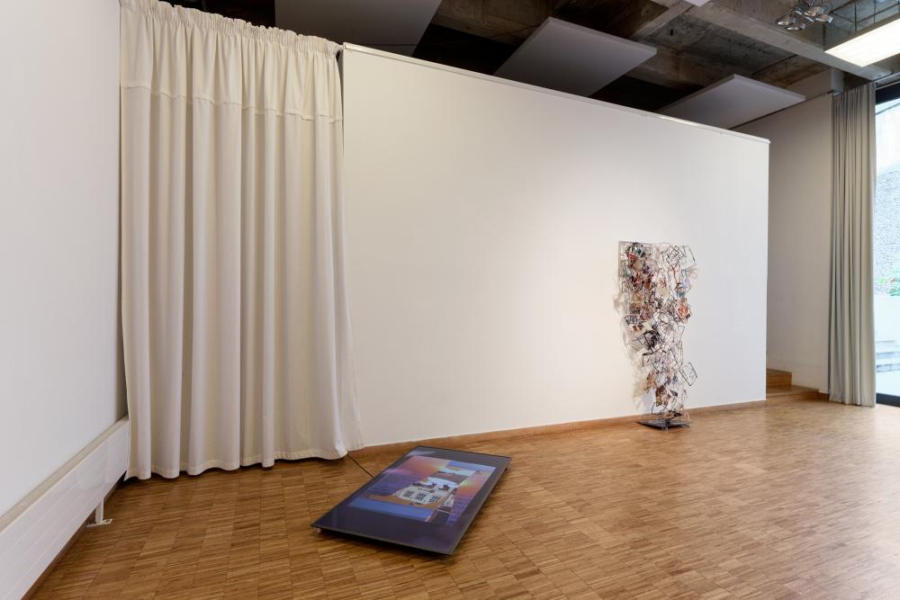 Installation view, basis aperçu, 2017, Lilly Lulay, Goethe-Institut Paris © Falk Messerschmidt
