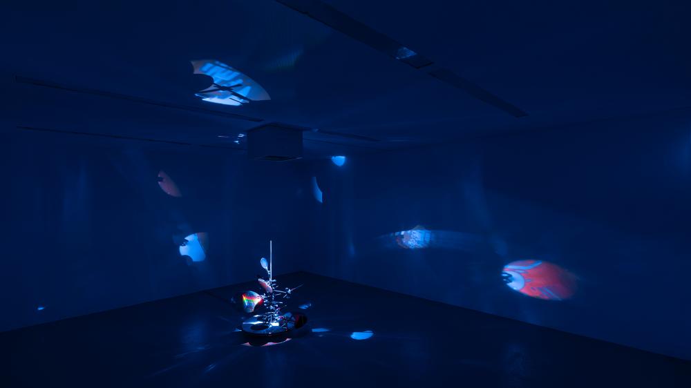 Kaya & Blank, Stream, Ausstellungsansicht, basis e.V., © Kaya & Blank